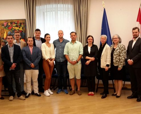 Group photo Austrian Embassy in Kiev
