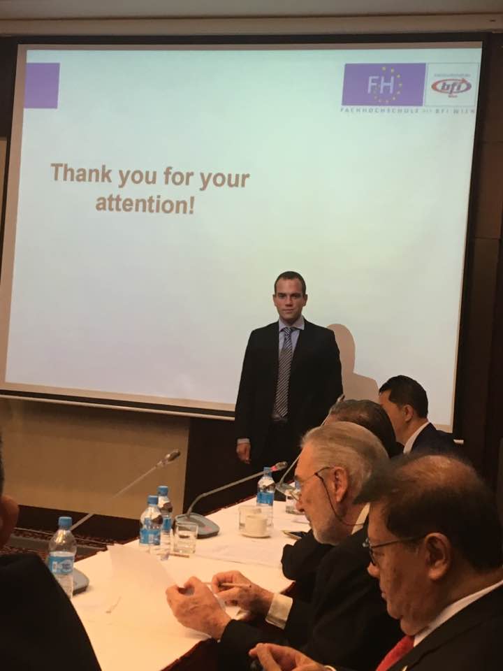 Hannes Meißner beim Joint Meeting of the ESCAP Sustainable Business Network (ESBN) Task Forces in Astana
