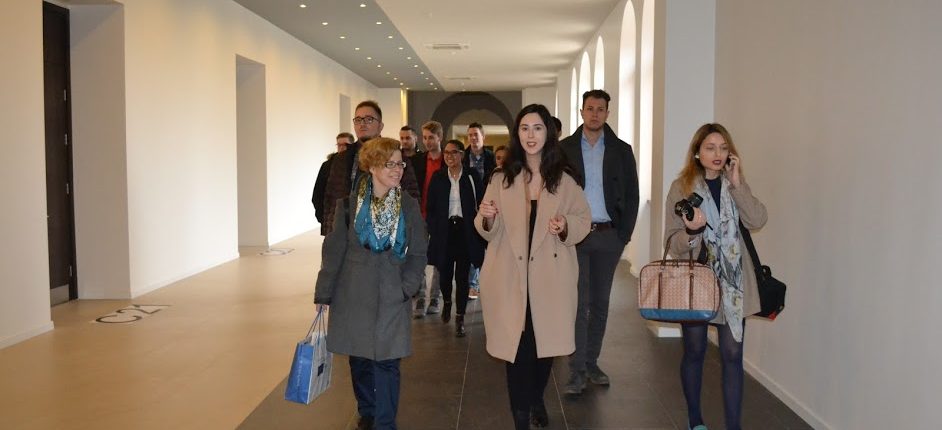 Students of the University of Applied Sciences BFI Vienna visited the Caucasus University within the framework of a field trip to Tbilisi in November 2017