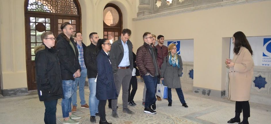 Students of the University of Applied Sciences BFI Vienna visited the Caucasus University within the framework of a field trip to Tbilisi in November 2017